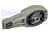 Подушка двигателя (задняя/нижняя) Citroen C3/Peugeot 207 1.6 16V/1.6HDi 06- (косточка) Delphi TEM081 (фото 1)