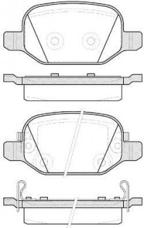 Колодки тормозные (задние) Fiat 500L 12- REMSA 0727.52