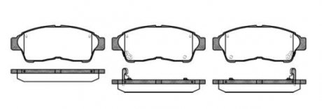 Колодки тормозные (передние) Toyota Camry 90-02/Corolla 87-02/Rav4 94-00 REMSA 0402.02