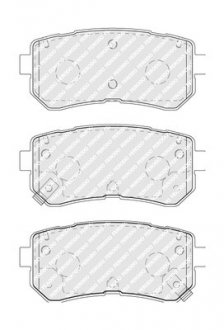 Колодки тормозные (задние) Hyundai Creta/ix20/Sonata/Kia Ceed/Optima/Picanto 10- FERODO FDB5066 (фото 1)