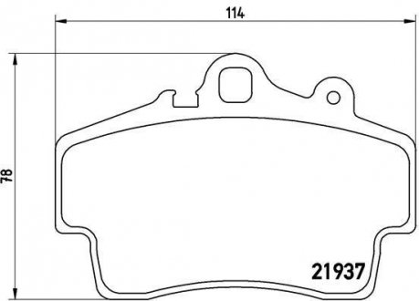 Гальмівні колодки BREMBO P65007