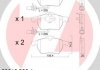 Колодки гальмівні (передні) Audi A4/A6/Skoda Superb/VW Passat 1.9TDI/2.5TDI 95- (з датчиками) ZIMMERMANN 23018.200.1 (фото 1)