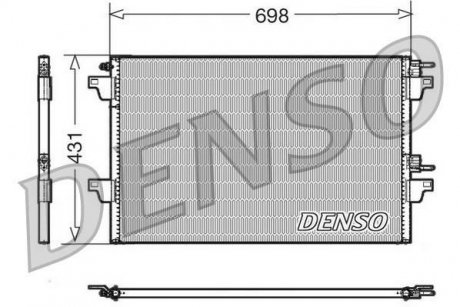 Радиатор кондиционера Renault Espace IV 2.0-3.5 02- DENSO DCN23022 (фото 1)