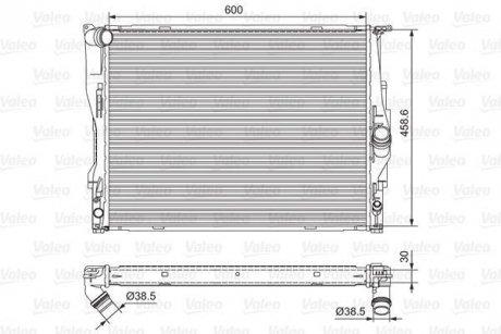 Радиатор охлаждения BMW 3 (E90) 04-11 Valeo 701542 (фото 1)