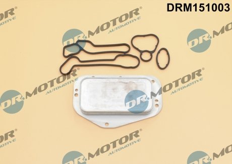 Радиатор масляный Opel Astra/Vectra 1.6/1.8 LPG 05- (теплообменник) (+ к-кт прокладок) DR.MOTOR DRM151003 (фото 1)