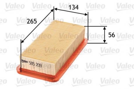 Фільтр повітряний Valeo 585209