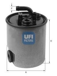 Фильтр топливный MB Sprinter/Vito CDI (с подогревом) UFI 24.007.00 (фото 1)
