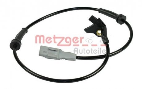 Датчик ABS (передний) Citroen Berlingo/Peugeot Partner 1.6HDi 08- (L=711mm) METZGER 0900137 (фото 1)