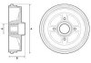 RENAULT барабан гальмівний з підшипн.Clio III 05- Delphi BFR496 (фото 1)