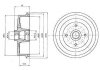 DAEWOO гальм.барабан(без ABS) Lanos,Nubira 97- Delphi BF399 (фото 1)
