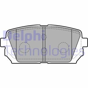 Колодки тормозные (задние) Kia Carens III 06- Delphi LP2051