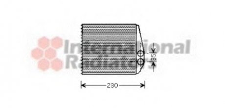 Радиатор печки Opel Vectra/Signum 02- Van Wezel 37006355 (фото 1)