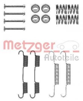 Комплект пружинок колодок ручника Porsche Cayenne 10-/Nissan Pathfinder/Murano 03- METZGER 105-0896 (фото 1)