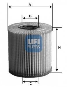 Фильтр масляный MB (W168) (дизель) UFI 25.067.00 (фото 1)