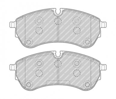 Тормозные колодки FERODO FVR5067 (фото 1)