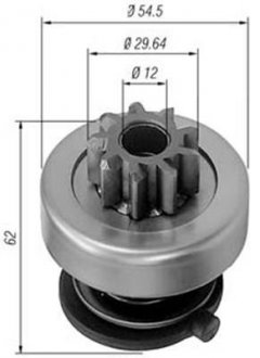 Бендикс (z=9) BMW E30/32 RENAULT 2,2D Espace, Laguna, Safrane [] MAGNETI MARELLI 940113020167