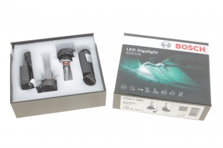 Автолампа HB4 12V 30W P22d Gigalight Twin LED (6000К) BOSCH 1987301555 (фото 1)