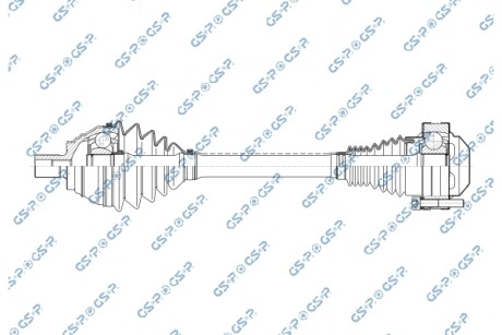 Привідний вал GSP 261100OL (фото 1)
