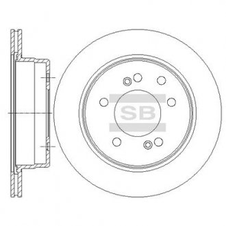 Гальмівний диск Hi-Q (SANGSIN) SD3043 (фото 1)