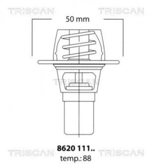 Термостат TRISCAN 8620 11191