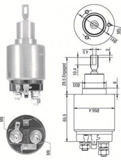 Втягувальне реле стартера AUDI 2,0-4,2: 80/100/A4/6/8 VW Passat 1,6/1,8 [] MAGNETI MARELLI 940113050270