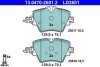 Комплект гальмівних колодок з 4 шт. дисків ATE 13.0470-2601.2 (фото 1)