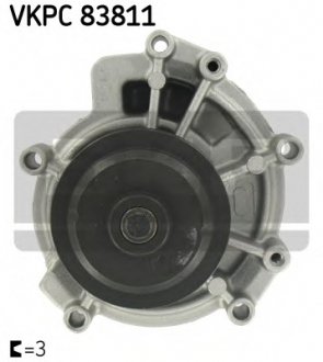 CITROEN помпа води Jumper 2,5D/TD 96- PEUGEOT Boxer 2,5D/TD 96- SKF VKPC 83811