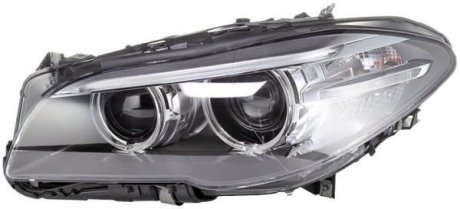BMW Фара основная Bi-Xenon с мотором,без ламп,без предвкл.прибора D1S PY24W с дневн.светом лів..5 F10 07/13- HELLA 1EL 011 087-711