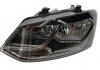 HELLA VW Фара основная галоген с мотором,с лампами H7/H7 W5W WY21W лів.Polo 14- 1EB 012 034-011