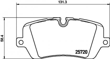 LANDROVER Колодки тормозные задн.Discovery V,Range Rover IV,Sport 12- HELLA 8DB 355 020-361 (фото 1)