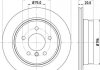 BMW Диск гальмівниий задн.1 E81/87,3 E90,X1 E84 05- HELLA 8DD 355 117-831 (фото 1)