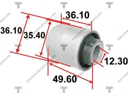 Сайлентблок рычага mitsubishi lancer 1.8/2.0 08- TENACITY AAMMI1054