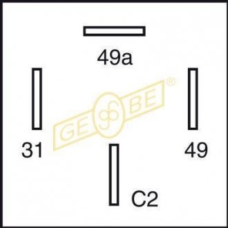 Реле системи розжарювання GEBE 9 9410 1