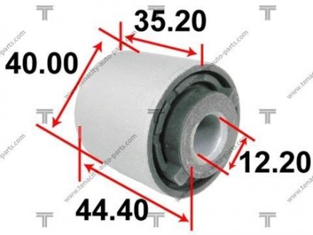 Сайлентблок рычага mazda 6 07-12 TENACITY AAMMA1038