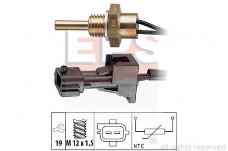 SAAB датчик температури охолод. рідини 9-3 2,0-2,3 -02 EPS 1.830.245