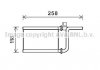 Радіатор обігрівача MITSUBISHI MONTERO (2007) 3.2 DID (Ava) AVA COOLING MTA6254 (фото 1)