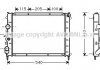 AVA RENAULT Радіатор охолодження Clio, Kangoo 1.4/1.6,1.9dTi AVA COOLING RTA2231 (фото 1)