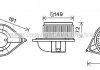 AVA FIAT Вентилятор салону Ducato 99- AVA COOLING FT8426 (фото 1)