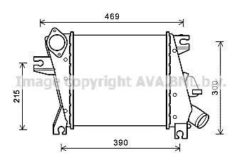 Інтеркулер NISSAN X-TRAIL (2001) 2.2 DCI (AVA) AVA COOLING DN4411