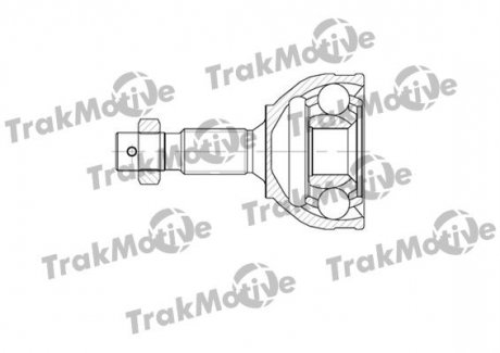 PEUGEOT ШРКШ зовнішній к-кт 28/39 зуб.407 2.0/2.2HDI 04- TRAKMOTIVE 40-0597