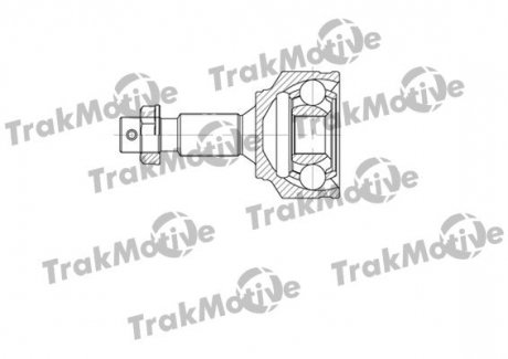 PEUGEOT Шрус наружный к-кт 28/34 зуб.407 1.8/2.0/2.2/3,0 04-,Citroen C5 08- TRAKMOTIVE 40-0655