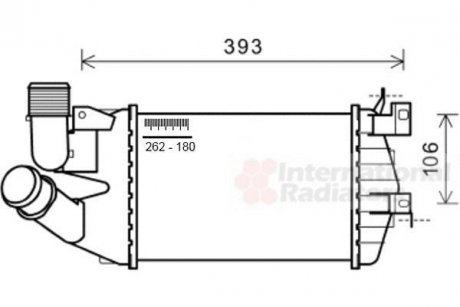 Інтеркулер OPEL ASTRA H/ OPEL ZAFIRA B (вир-во) Van Wezel 37004584