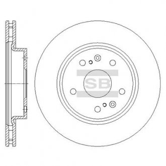 Диск гальмівний Hi-Q (SANGSIN) SD4810