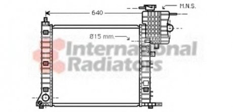 Радiатор (вир-во) Van Wezel 30002264