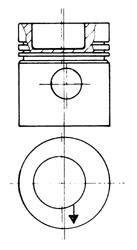 Поршня OM364-366 97.5+0.50mm KOLBENSCHMIDT 93 831 610