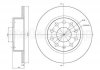 Диск гальмівний (задній) Audi A3/Skoda Octavia 03-/VW Caddy/Golf 04-15 (253x10) (з покр.) (повний) Metelli 23-0724C (фото 1)