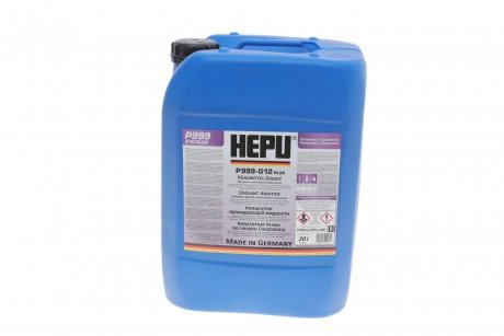 Антифриз (фіолетовий) G12 Plus (20L) (MB325.3) (-37°) (концентрат) HEPU P999-G12PLUS-020