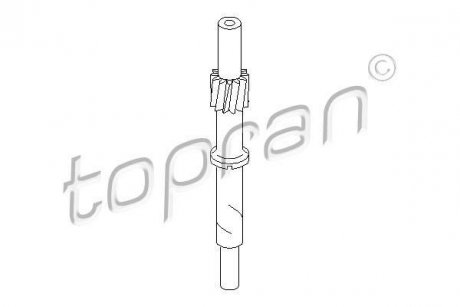 Тросик спидометра TOPRAN / HANS PRIES 107 401