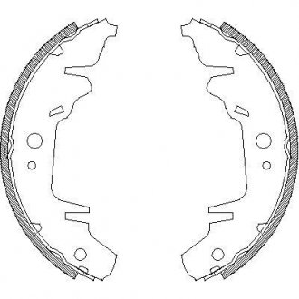 Колодки тормозные WOKING Z4020.00
