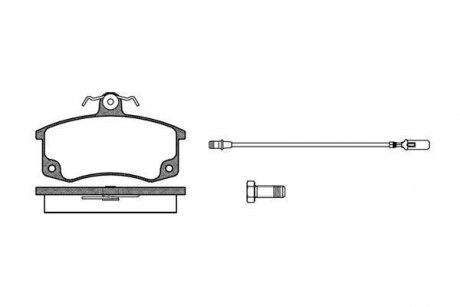 Колодки тормозные WOKING P3213.02